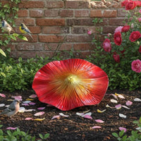 Decorative Flower-Shaped Feeding Dish Vibrant Colors Bird Feeder Weather-Resistant Garden Supply Easy to Clean for Nature Lovers, Gardeners, Homeowners, Courtyard, Patio, Backyard, Yard
