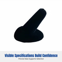 Black Plush Jewelry Display Stand, Bracelet Holder, Ring, Necklace, Earring, Pendant Organizer, Elegant Minimalist Prop