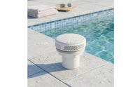 Round Face Pool Return Fitting Secure Fit Pool Fitting with Perforated Top Compatible Anti-Suction for Fiberglass Pools