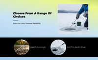 Telescopic Stainless Steel Fish Hook, Saltwater Use