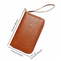 Electronic Blocking Travel Document Holder Large Capacity Electronic Blocking Travel Organizer Lightweight Pouch for Vacation