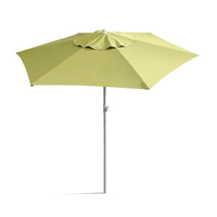 Hexagonal Patio Umbrella with Base Black-Coated Outdoor Umbrella with Base Compact Lightweight for Homeowners, Cafe Owners, Market Stalls