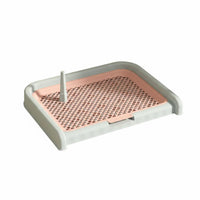 Anti-Splash Dog Potty Tray Easy to Clean Dog Pee Tray Raised Wall Pet Supplies Long-Lasting Plastic for Apartment
