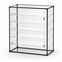Keyboard Storage Cabinet Desktop Keyboard Display Desktop areaSaving Acrylic Display Case with Lock