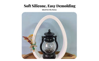 Easter Egg Silicone Form DIY Craft Silicone Egg Ornament Form Reusable Crafting Supply for Home Stylists, Cooks, Holiday Gifting, Tabletop Display