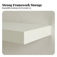 Space Saving Levitateing Wall Shelf Multi-Functional Display Ledge Easy Installation Home Furnishing Minimalist Design for Decor Enthusiasts, Collectors, Study Room, Bedroom, Hallway, Kitchen