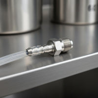 Barb to   Fitting Stainless Steel Barbed Fitting Hexagonal Connector for Brew Crafting