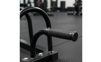 Barbell and Plate Storage Rack Stable Base Movable Fitness Disc Stand Rubber End Covers Weight Tree Stand for Home Gym