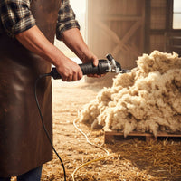 Electric Sheep Shears High Carbon Steel Cutting Heads 690W Wool Shearing Machine Professional Livestock Grooming Clippers
