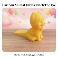 Glossy Dog-Shaped Wedge Door Stopper Single-Piece Cartoon Dog Door Stop Compact Household Item Hard-Shell