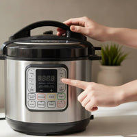 6 L Electric Pressure Cooker Digital Pressure Cooker with Inner Pot Single-Touch Appliance 1000 W for Home Cooks, Families, Kitchen, Countertop