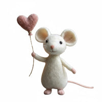 Wool Felt Romantic Gift Needle Felted Versatile Decor for Collectors