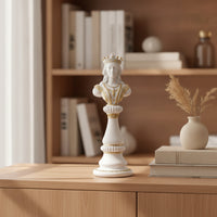 Decorative Chess Queen Statue Ornate Queen Chess Statue Luxurious Figurine Collectible for Bookshelf, Study