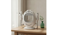 Facial Machine with Double Chambers Desktop Microbubble Beauty Device Pore Vacuum Device Visual Appliance Professional