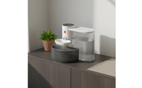 Gravity Water Feeder Non-Electric Feline Water Fountain No Power Needed