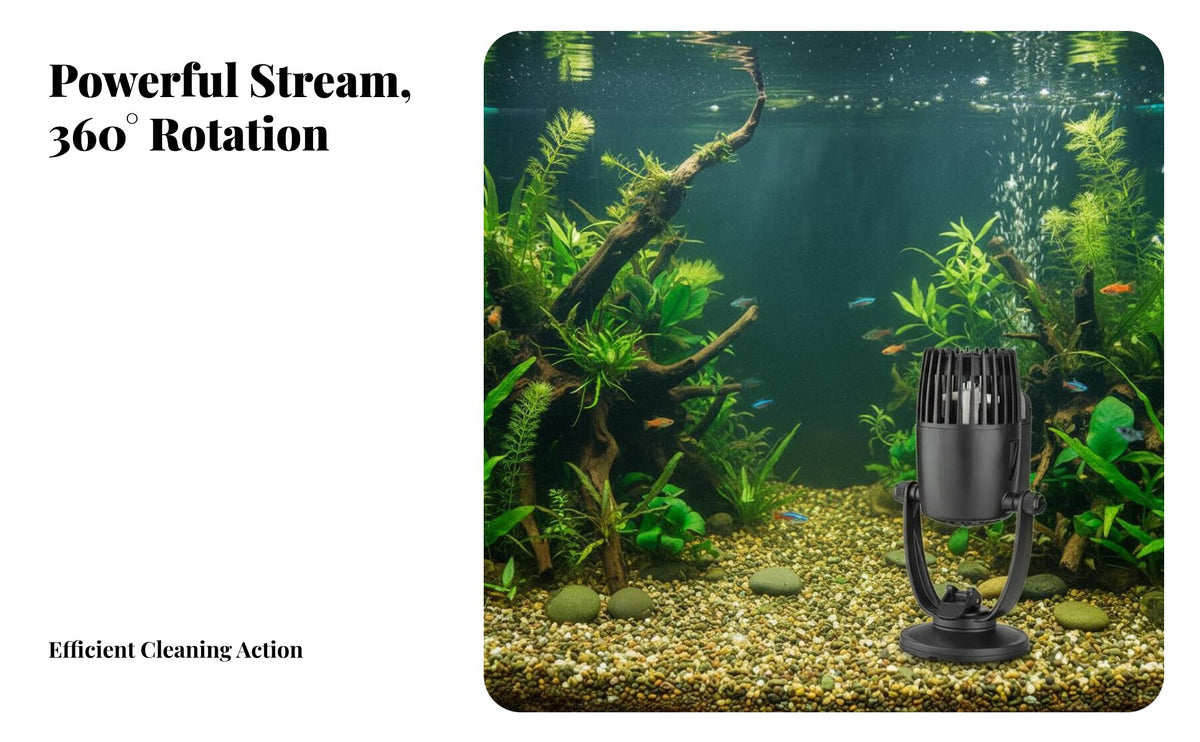 Aquarium Water Circulator Silent Fish Tank Circulation Pump Waterproof Sealed Motor Aquarium Water Current Pump for Bedroom