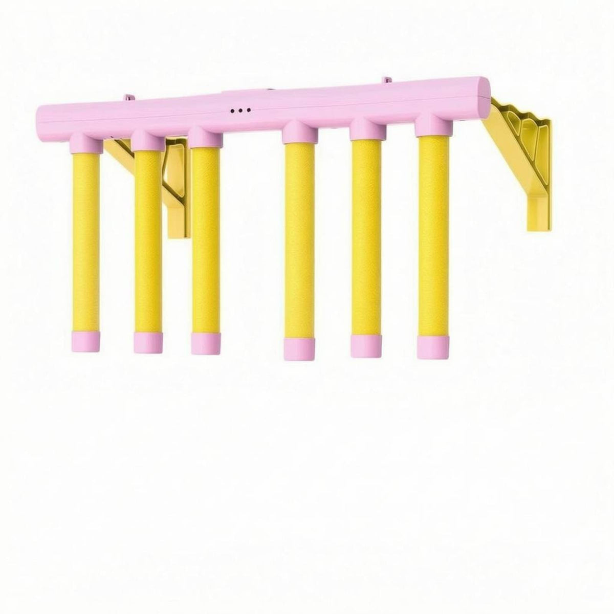Hanging Rods Wall-Mounted Reaction Coach USB Charging Hand Speed Test Toy Adhesive Pads Foam Rod Reaction Game Pastel Colors