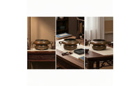 Copper Incense Burner Stable Incense Holder with Handles Elegant Ding Censer for Meditation