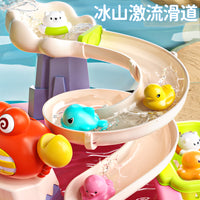 Kids Water Play Table with Fishing and Dishwashing Simulation