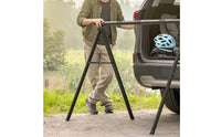 Bike Stand with Folding Frame Foldable Freestanding Bike Stand Anti-Slip Cycle Parking Rack for Workshop
