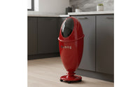 Slim Trash Can with Wheels Tall Trash Bin with Wheels Floor-Standing Mobile Garbage Can Plastic for Kitchen, Dining Room