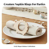 Wooden Napkin Holder DIY Easter Napkin Holder Rustic Table Decor for Party Hosts, Event Planners, Holiday Parties, Home Decoration