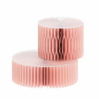 Foldable Paper Display Stand Artistic Design Accordion Paper Pedestal Space-Saving Honeycomb Display Riser for Retailers