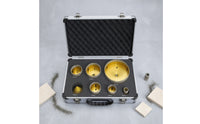 7 Pieces Diamond Kit Heavy-Duty Set with Case Tools for Masonry Work