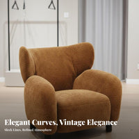 distinctive Shape Mermaid Tail Couch Statement Piece Sofa Modern Minimalist Lounge Seating Signature aesthetic for Interior Designers, Design aficionados, Business Owners, spa, Apartment, Reception Area, Living Room
