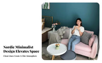 Nordic Design rose 2-Seater Sofa Minimalist & design Loveseat space-efficient Size Couch Space-Saving for Apartment Dandllers, premierTime Homeowners, Living Room, Small areas, Studio, Bedroom