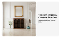 Configurable Shelving System French Vintage Aesthetic Storage Single Piece Sturdy and Stable Adjustable Design