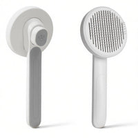 Easy to Clean Dog and Feline Deshedding Brush Deep Hair Removal Self Cleaning Slicker Brush Skin-Friendly Pet Hair Remover Comb