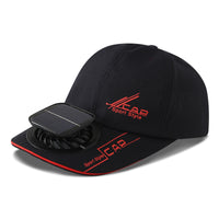 Solar Fan Cap Ventilated Baseball Cap with Fan Hat with Visor Breathable Adjustable for Gardening, Fishing