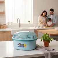 Covered Dish Drying Box particleprotective barrier Cover Covered Dish Drainer Draining Function