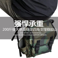 Foldable Camping Stool Backpack with Thermal Insulation
