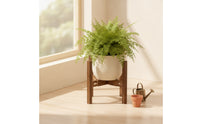 Plant Stand with Adjustable Width Expandable Wooden Plant Stand Pot Holder Modern Furniture Space-Saving for Home Decorators