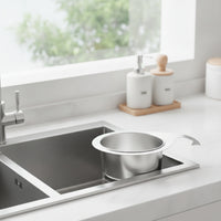 Perforated Swan Sink Strainer Basket Space-Saving Swan Drain Basket Compact Hanging Sink Colander Long-Lasting