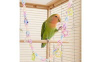Hanging Bird Cage Toys Bird Chewing Toy Chain Parrot Perch Chain for Sugar Gliders