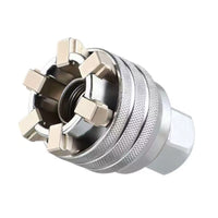 Adjustable Socket Adapter Knurled Socket Adapter with Hex Shank Versatile Tool for Hobbyists, Home Maintenance