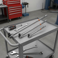3 Pieces Long Handle Angled Wrench Set Versatile 3 Piece Power Bar Kit Breaker Bar Set Resistant for Mechanics
