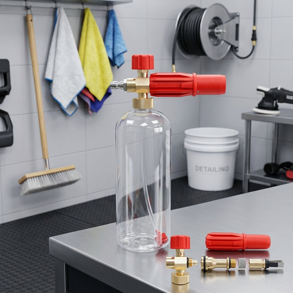 Car Cleaning Pump Sprayer for Professional Detailing, Large Capacity Bottle for Thick Car Foam, Handheld Foam Sprayer for Washing