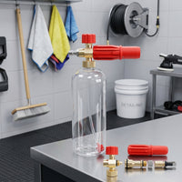 Car Cleaning Pump Sprayer for Professional Detailing, Large Capacity Bottle for Thick Car Foam, Handheld Foam Sprayer for Washing