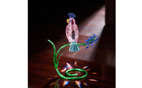 Tabletop Bird Figurine Faceted Crystal Bird Decorative Animal Statue Exquisite for Living Room, Shelf, Office
