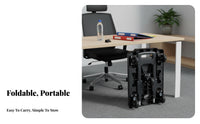 Foldable Convertible Folding Dolly Lightweight Collapsible Luggage Dolly Space Saving Platform Trolley Telescopic Handle for Travelers, Homeowners, Warehouse Workers, Traveling, Workshop, Garage, Shopping