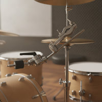 Compact Cymbal Mount with Articulated Arm Slip-Proof Cymbal Extension Bracket Stable Percussion Accessory Sturdy for Drummers