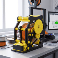 Electric Filament Respooler Desktop Filament Winding Machine Spool Winder for 3D Printing Hobbyists, Workbench