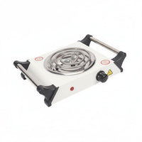 Single Electric Burner Compact Single Coil Hot Plate for Dorm Room, Hookah Users