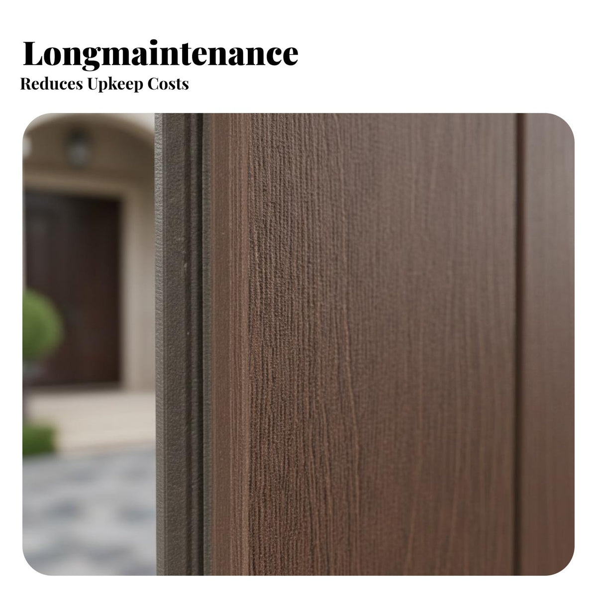 Co-Extruded WPC Siding Anti WPC Wall Panel Waterproof Wood Composite Wallboard for Homeowners, Builders, Courtyard, Outdoor, Balcony