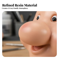 Resin Doll Face Cute Design Elf Face Comp Single Nt Gnome Head Accessory Handmade Craft Supply Sleek Finish for Home Decoration