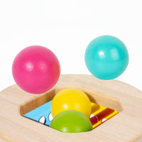 Colorful Wooden Stick-Pulling Game Multicolored Wooden Tabletop Game Perforated Balancing Stick Toy Compact for Children